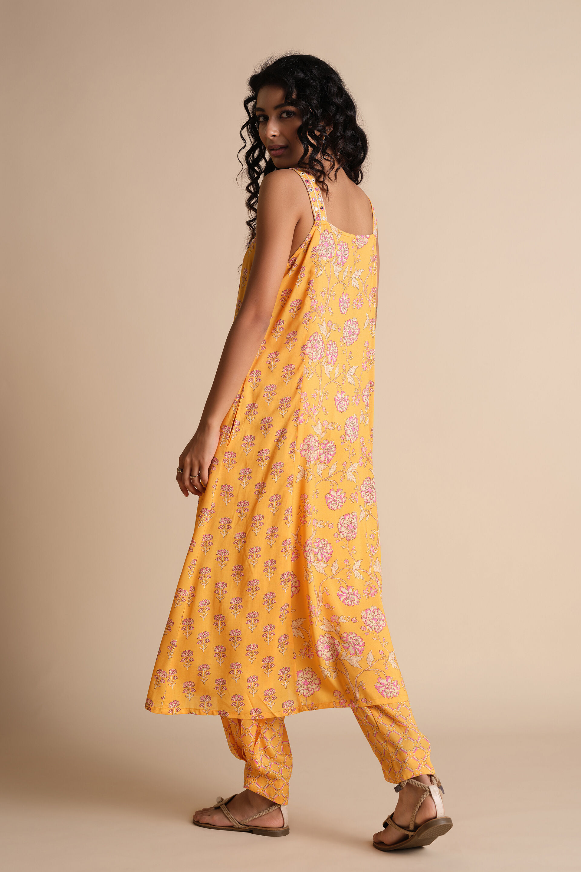 Summer Noor Kurta, Mustard, image 9